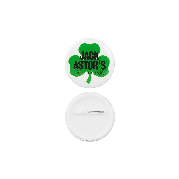 Promotional Shamrock Button