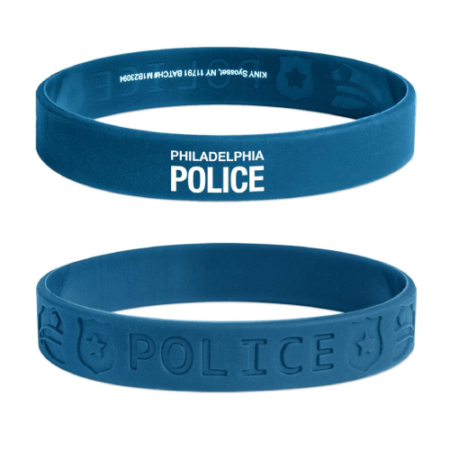 Promotional Police Safety Silicone Bracelet