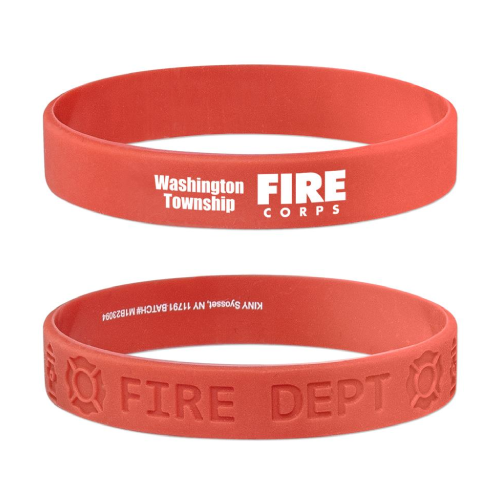 Promotional Fire Safety Silicone Bracelet 