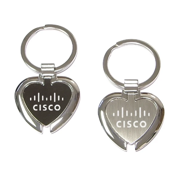 Promotional Heart Metal Key Chain