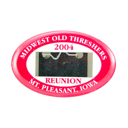 Promotional Oval Window Safety Button (1 3/4