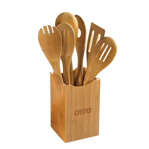 Promotional 7-Piece Bamboo Utensil Set