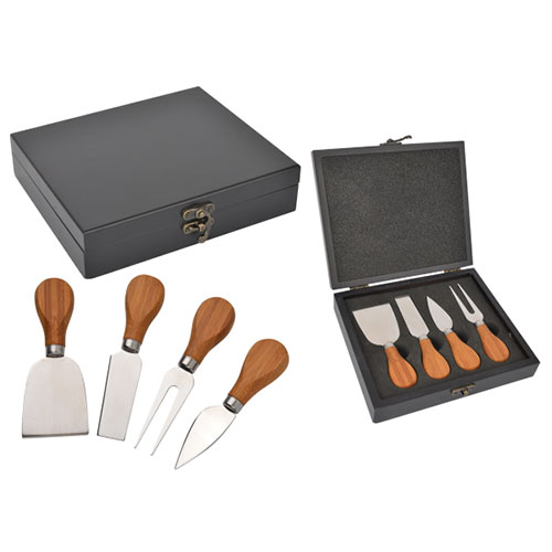 Promotional  Gourmet Wood Cheese Set 