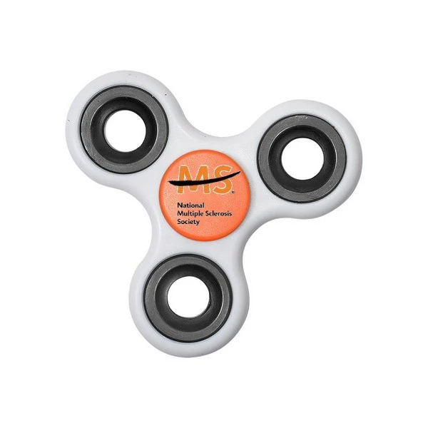 Promotional Promospinner® Turbo-Boost White/Orange