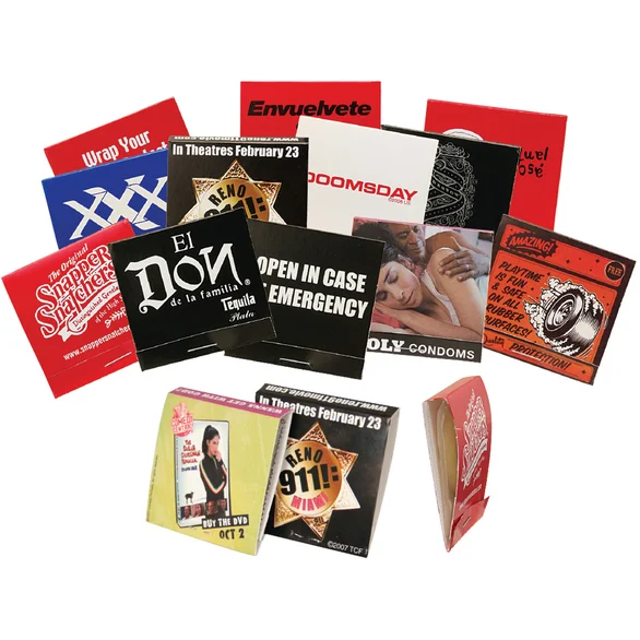 Promotional Condom  Matchbook