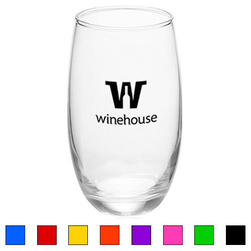 Promotional Clear Stemless Wine Glasses