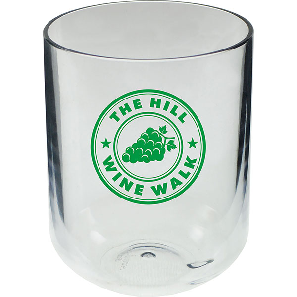 Promotional Acrylic Stemless Wine Glass - 8oz. 