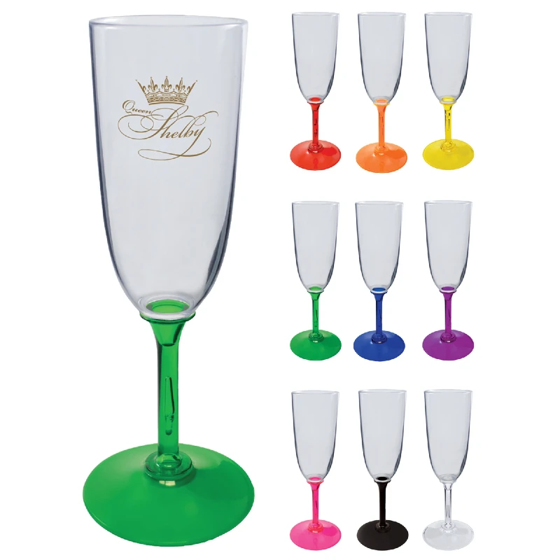 Promotional Standard Stem Acrylic Champagne Glass - 7oz.