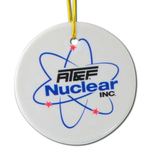 Promotional Ceramic Circle Ornament