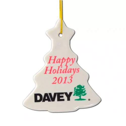 Promotional Ceramic Tree Ornament