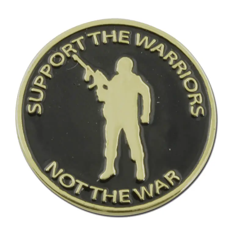 Promotional Support the Warriors Lapel Pin