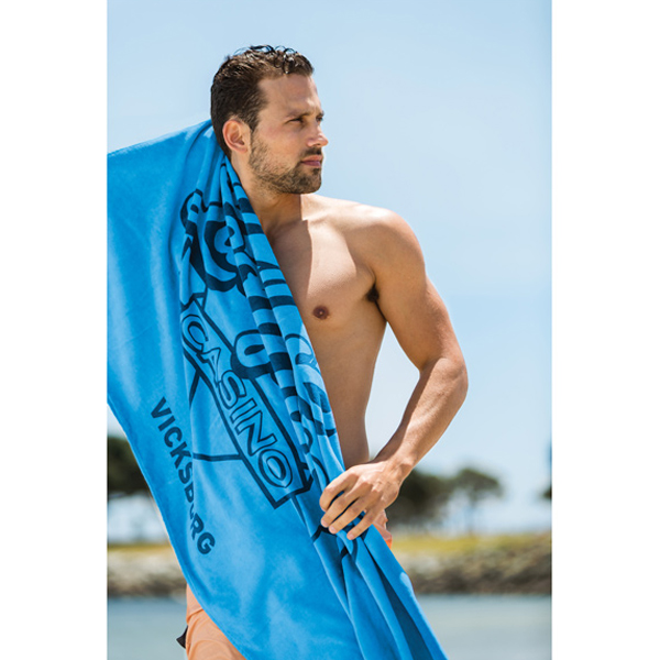 Promotional Velour Beach Towel