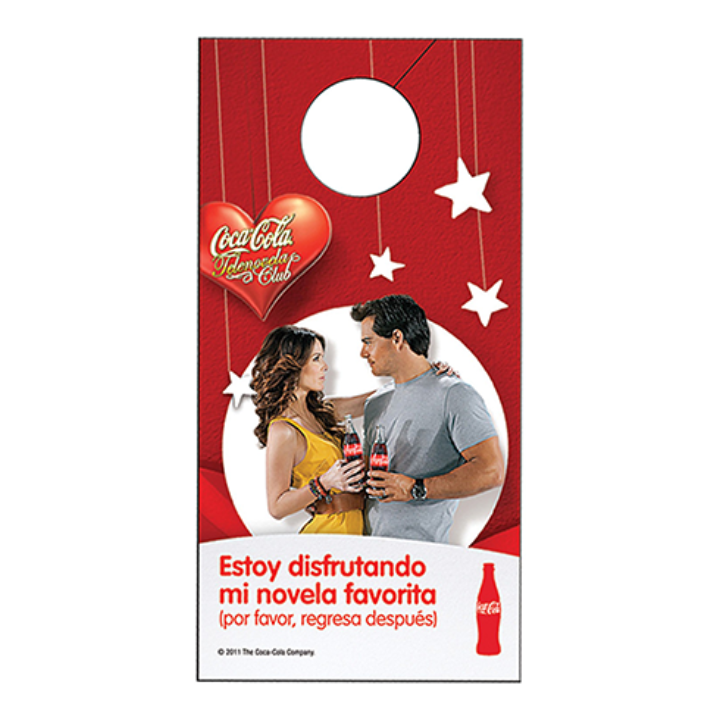 Promotional Custom Full Printed Color Door Hanger