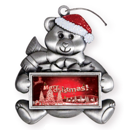 Promotional Bear Holiday Ornament