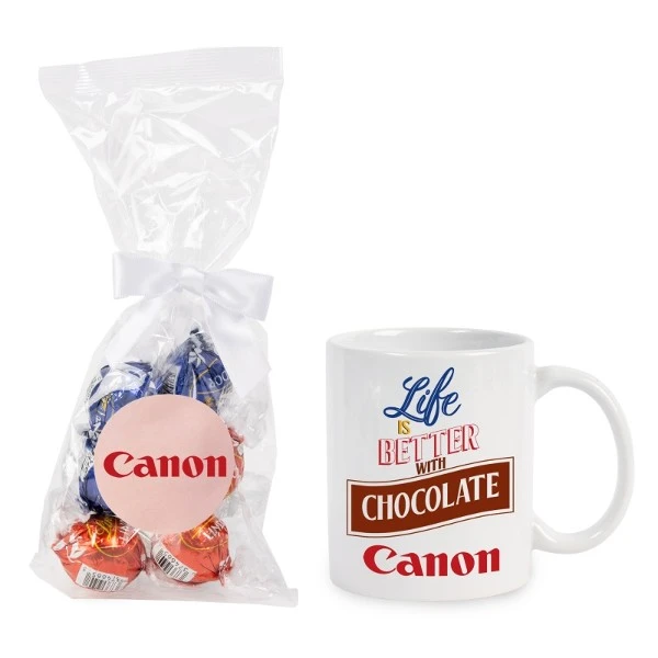 Promotional Lindt Truffles Mug Set