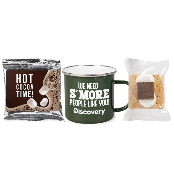 Promotional S'mores By The Fire Camping Mug Set