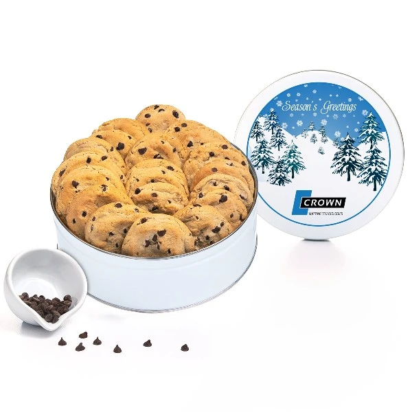Promotional Chocolate Chip Gourmet Cookie Tin