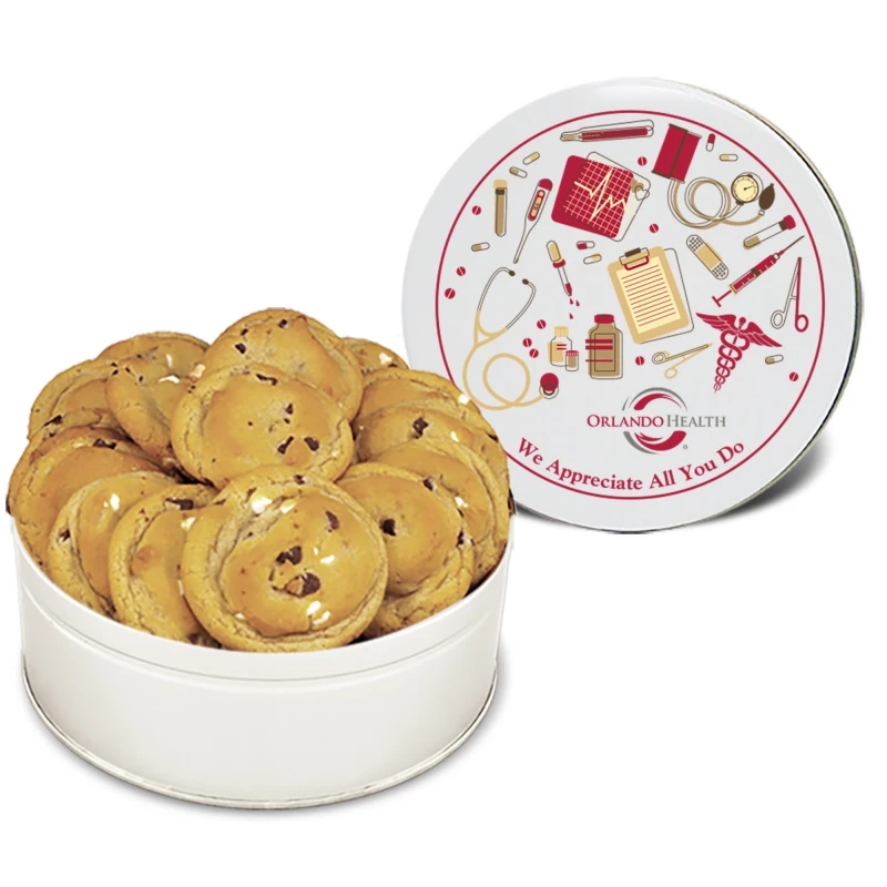 Promotional Double Chip Cookie Tin
