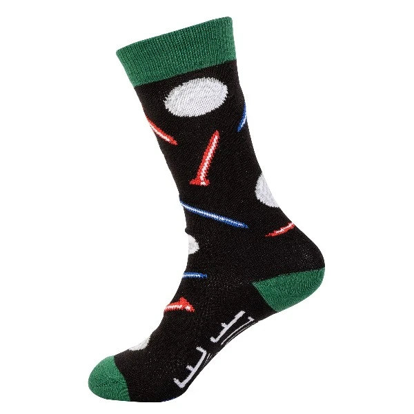 Promotional Less Work, More Golf Dress Socks