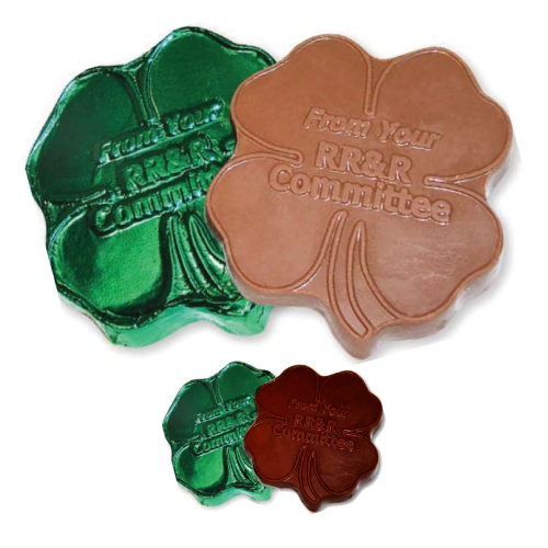 Promotional Chocolate Shapes - Shamrock