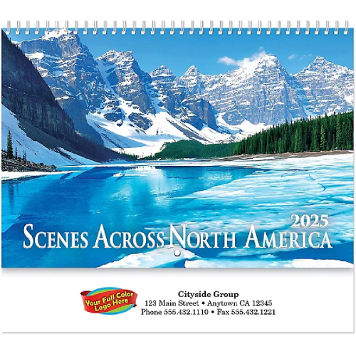 Promotional Scenes Across America  Wall Calendar 