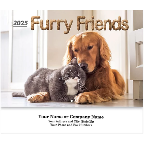 Promotional Furry Friends Wall Calendar
