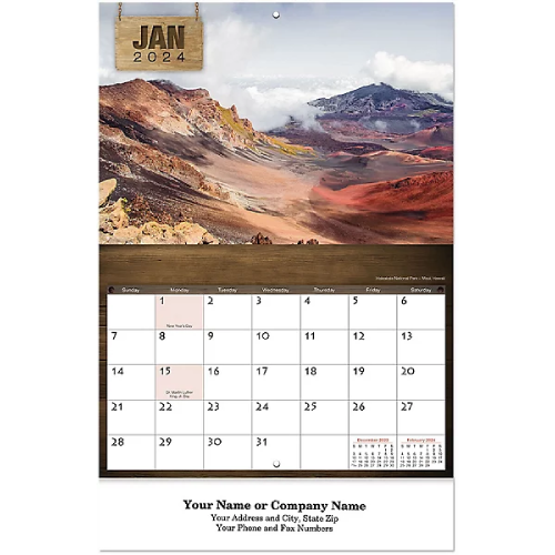 National Parks Wall Calendar
