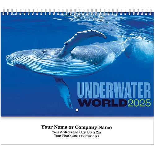 Promotional Underwater World Wall Calendar