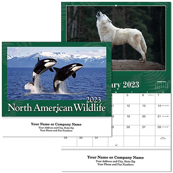 View Image 2 of North America Wildlife Wall Calendar