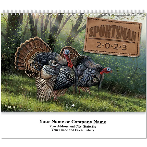 Promotional Sportsman Calendar