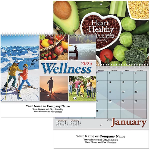 Wellness Custom Wall Calendar (2024) Garrett Specialties