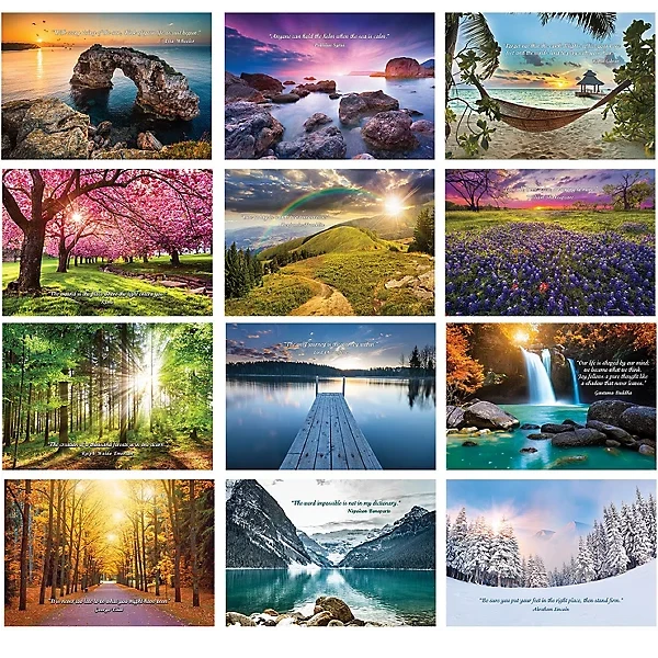 View Image 3 of Moments Of Inspiration Wall Calendar