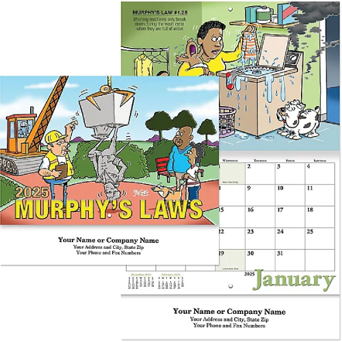 View Image 3 of Murphy's Laws Wall Calendar (2024)