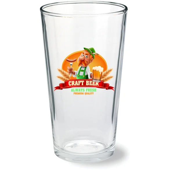 Promotional   Roll on to zoom in  View larger Full Color Mixing Glass 16 oz