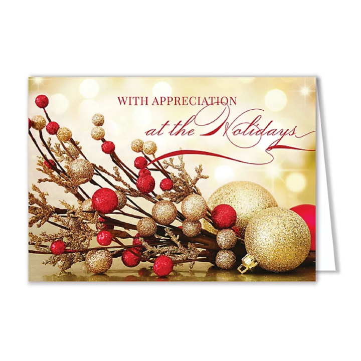 Custom Berry Holiday Greeting Card