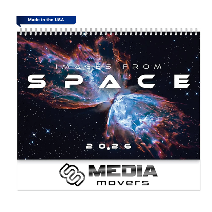 Promotional Space Spiral Wall Calendar