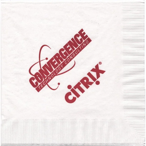 Promotional 3 Ply White Luncheon Napkin