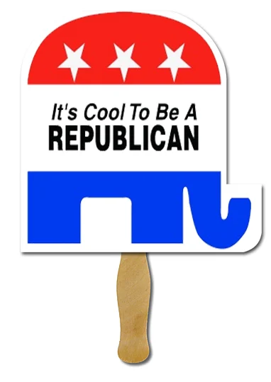Promotional Republican Elephant Fan
