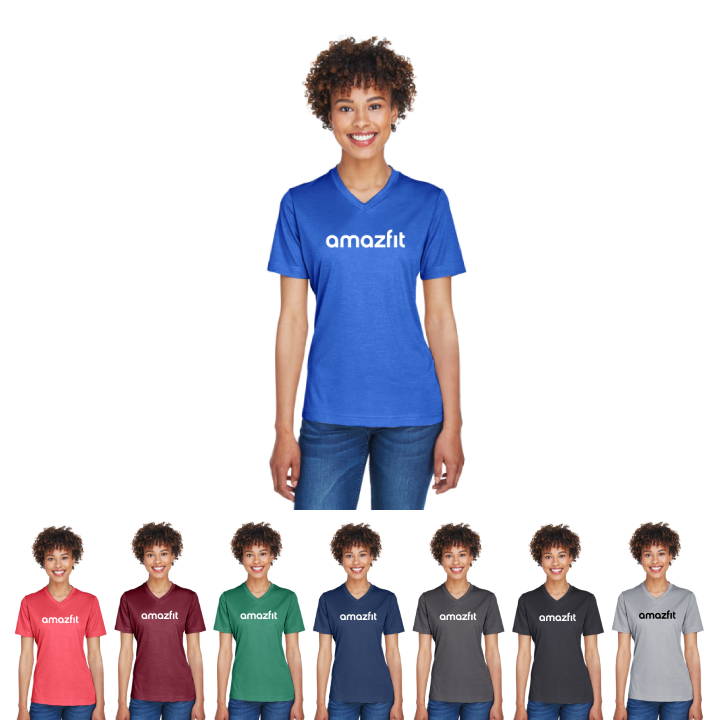 Promotional Team 365 Ladies' Sonic Heather Performance T-Shirt