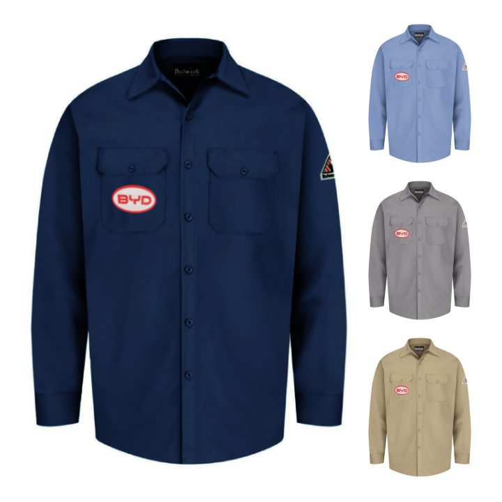 Promotional Bulwark Men's Tall Flame Resistant Excel Work Shirt