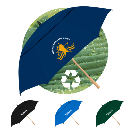 Promotional  Vented Enviro Golf Umbrella
