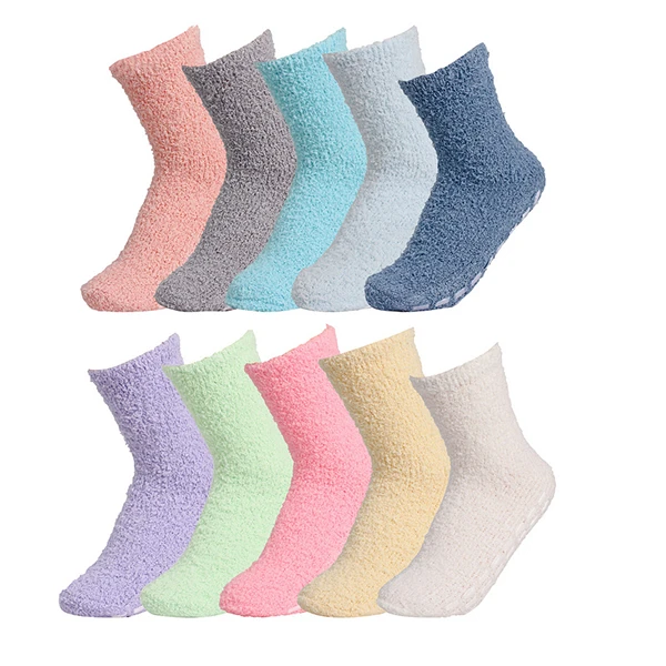 Promotional Grip Fuzzy Socks 