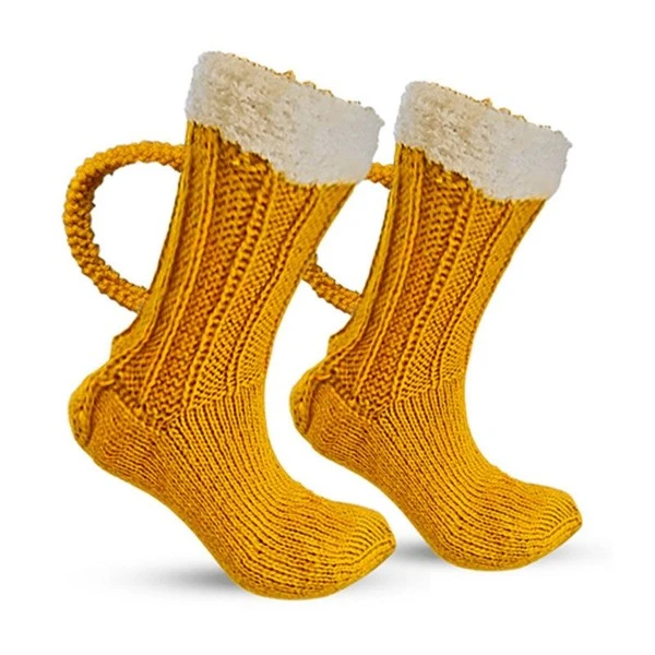 Promotional 3D Beer Mug Socks