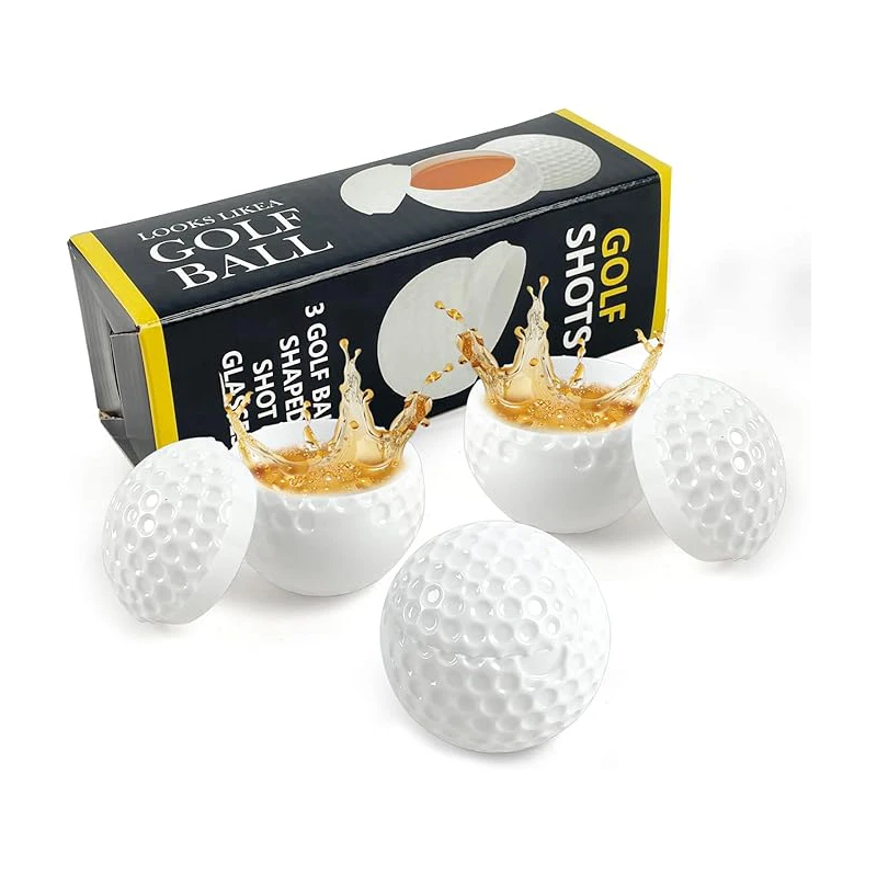 Golf Shots-Golf Ball Shaped Shot Glass