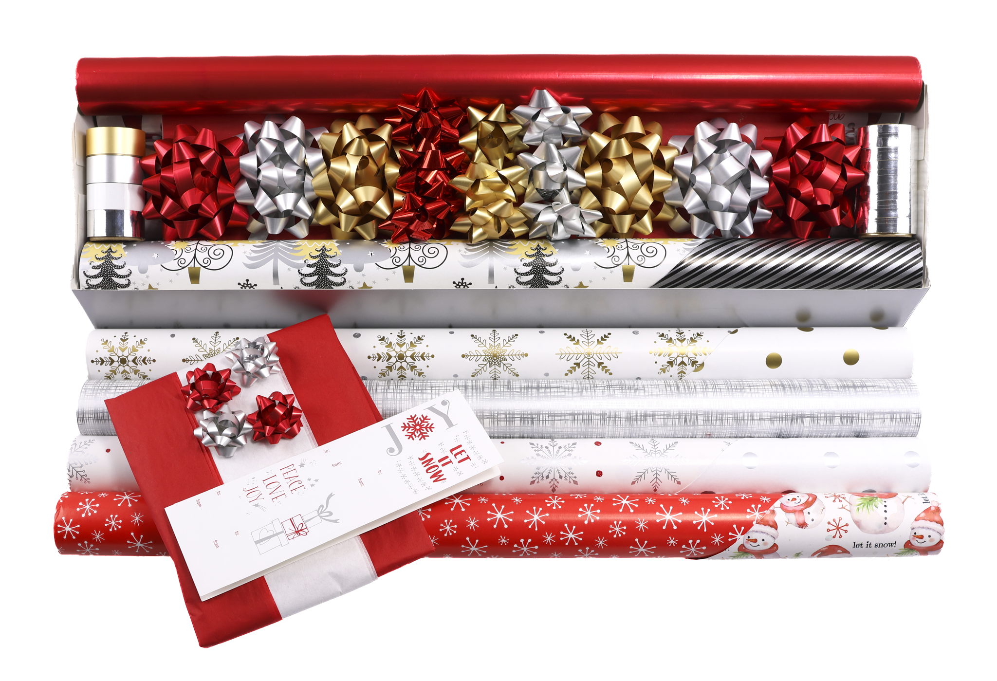 Promotional 6-Roll Designer Coordinated Gift Wrap Kit  (2026)