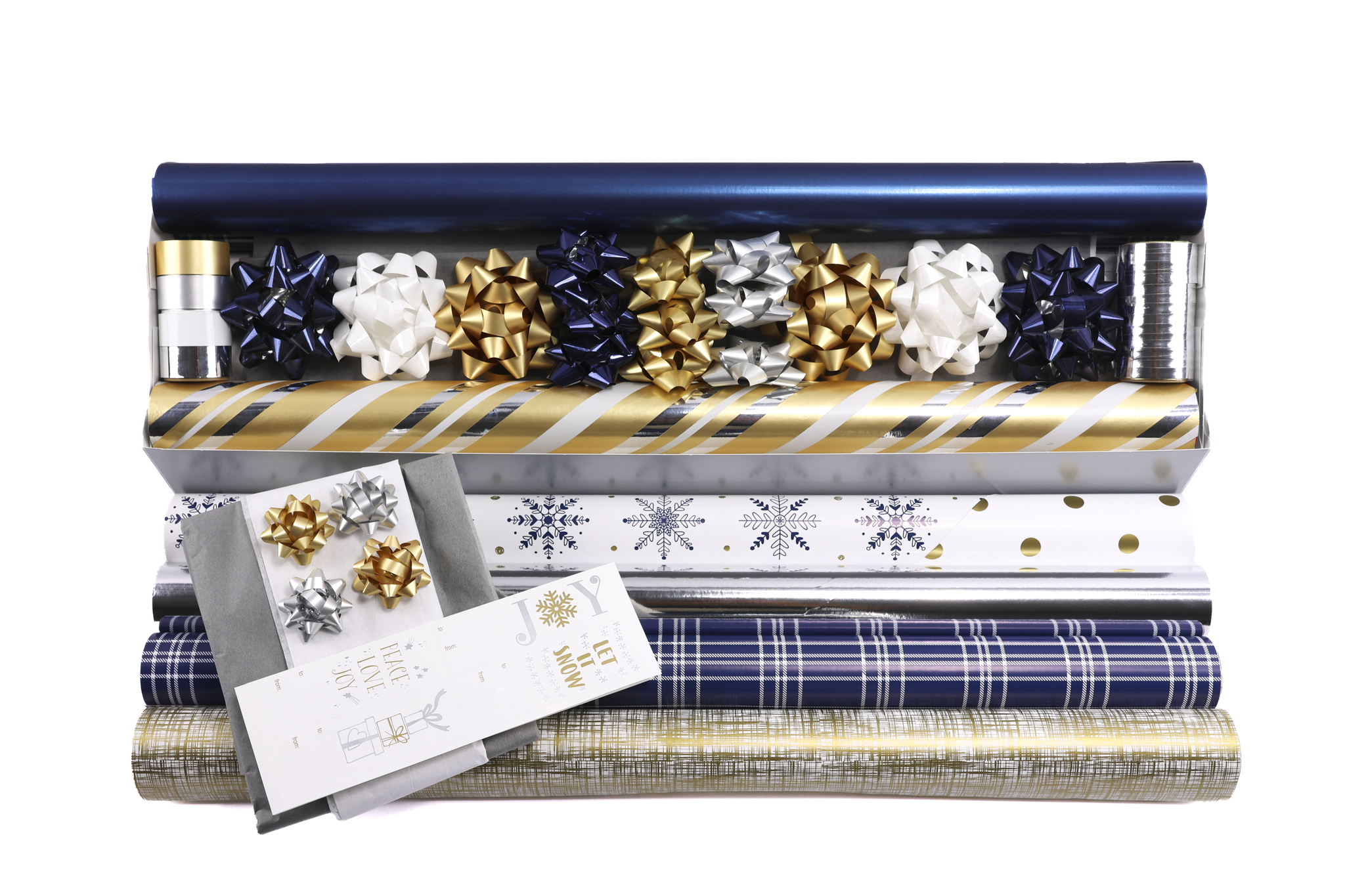 Promotional 6-Roll Elegant Coordinated Gift Wrap Kit  (2026)