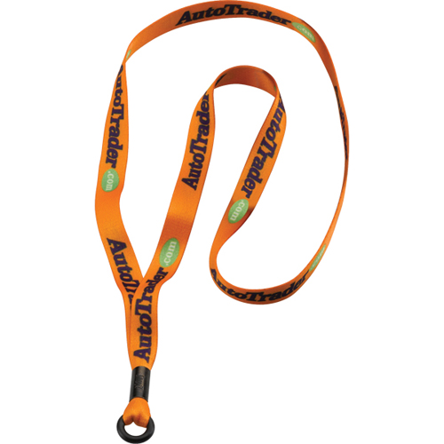 Promotional Dye-Sublimated Polyester Lanyard with Metal Crimp
