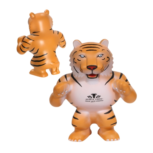 Promotional Tiger Mascot Stress Reliever