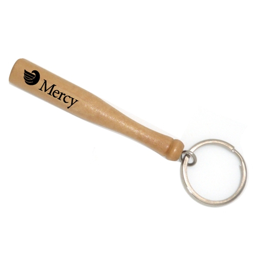 Baseball Bat Keychain Printable with your Custom Logo