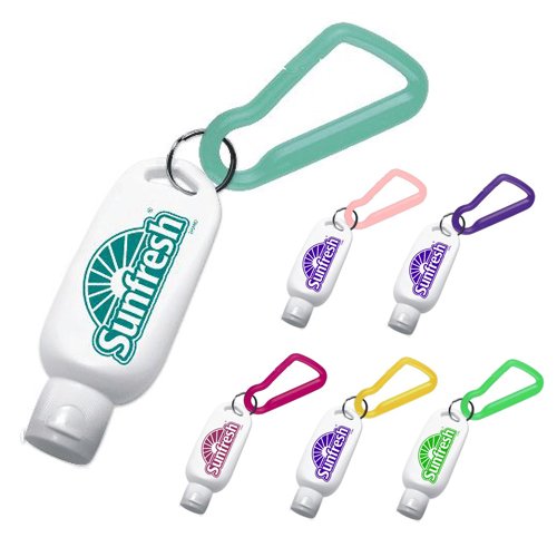 Promotional Carabiner Sunscreen-SPF30